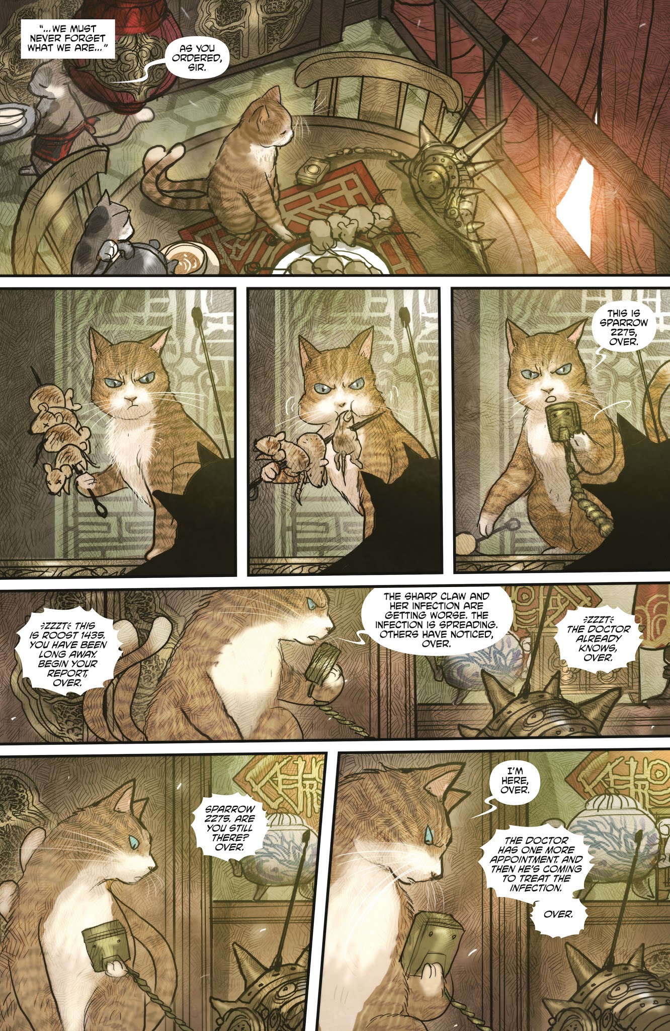 Read online Monstress comic -  Issue #13 - 14