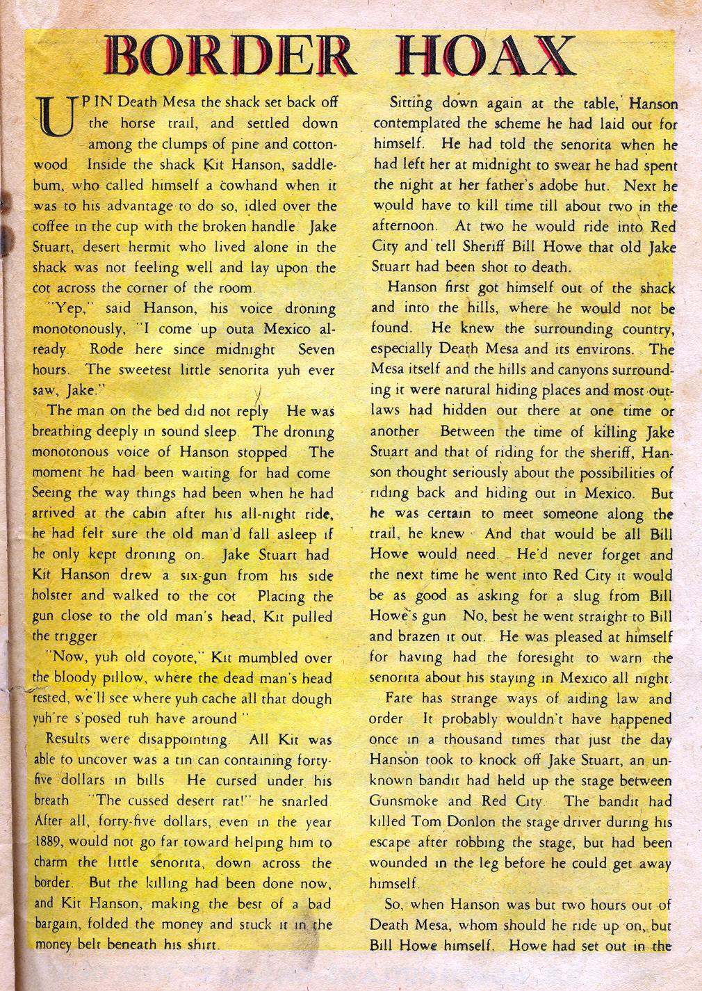 Read online Women Outlaws comic -  Issue #1 - 21