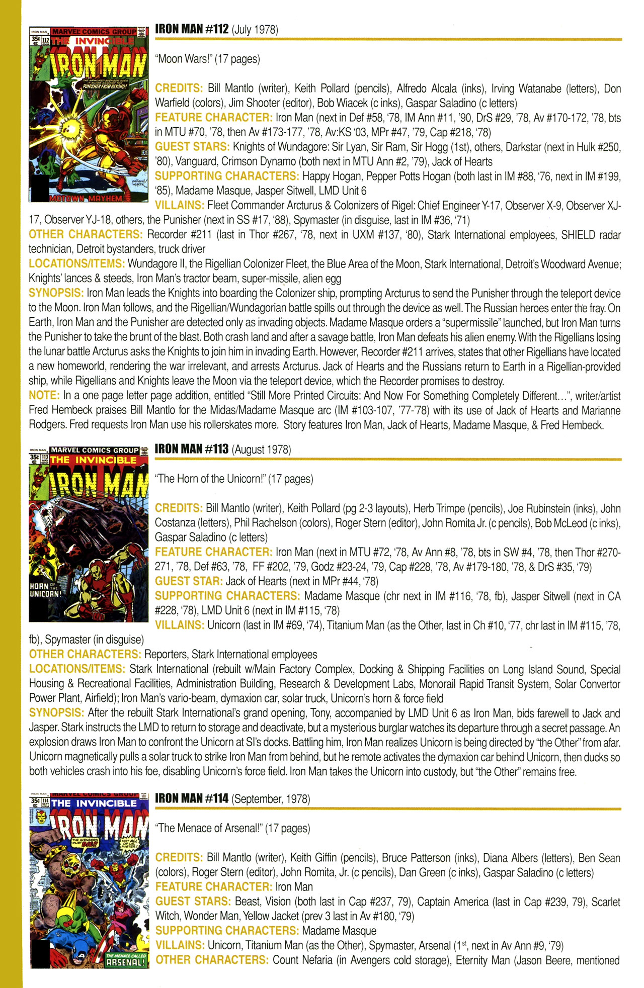 Read online Official Index to the Marvel Universe comic -  Issue #4 - 44
