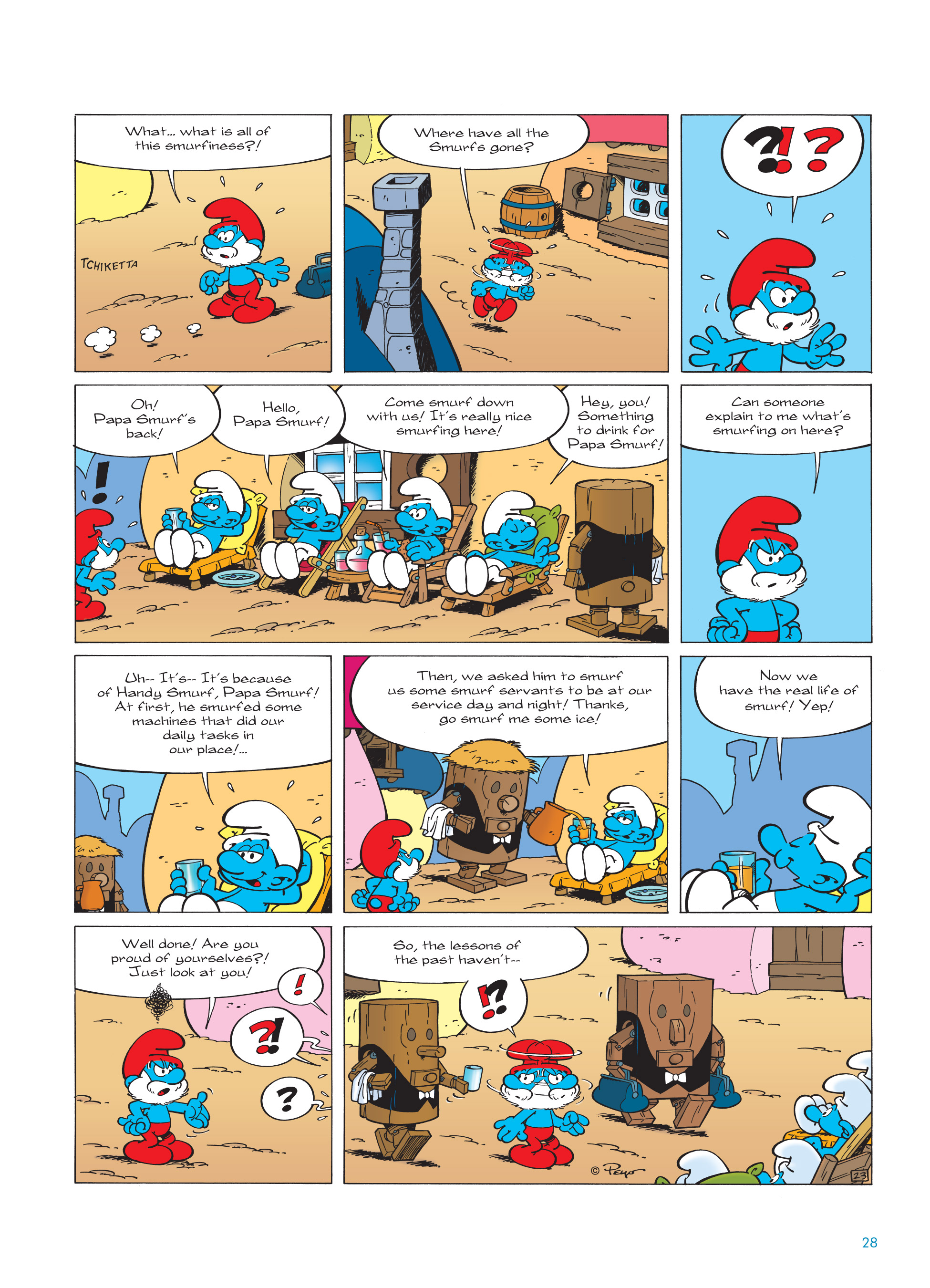 Read online The Smurfs comic -  Issue #23 - 28