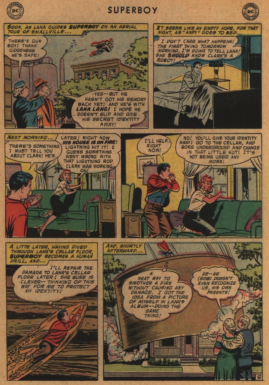 Read online Superboy (1949) comic -  Issue #63 - 29