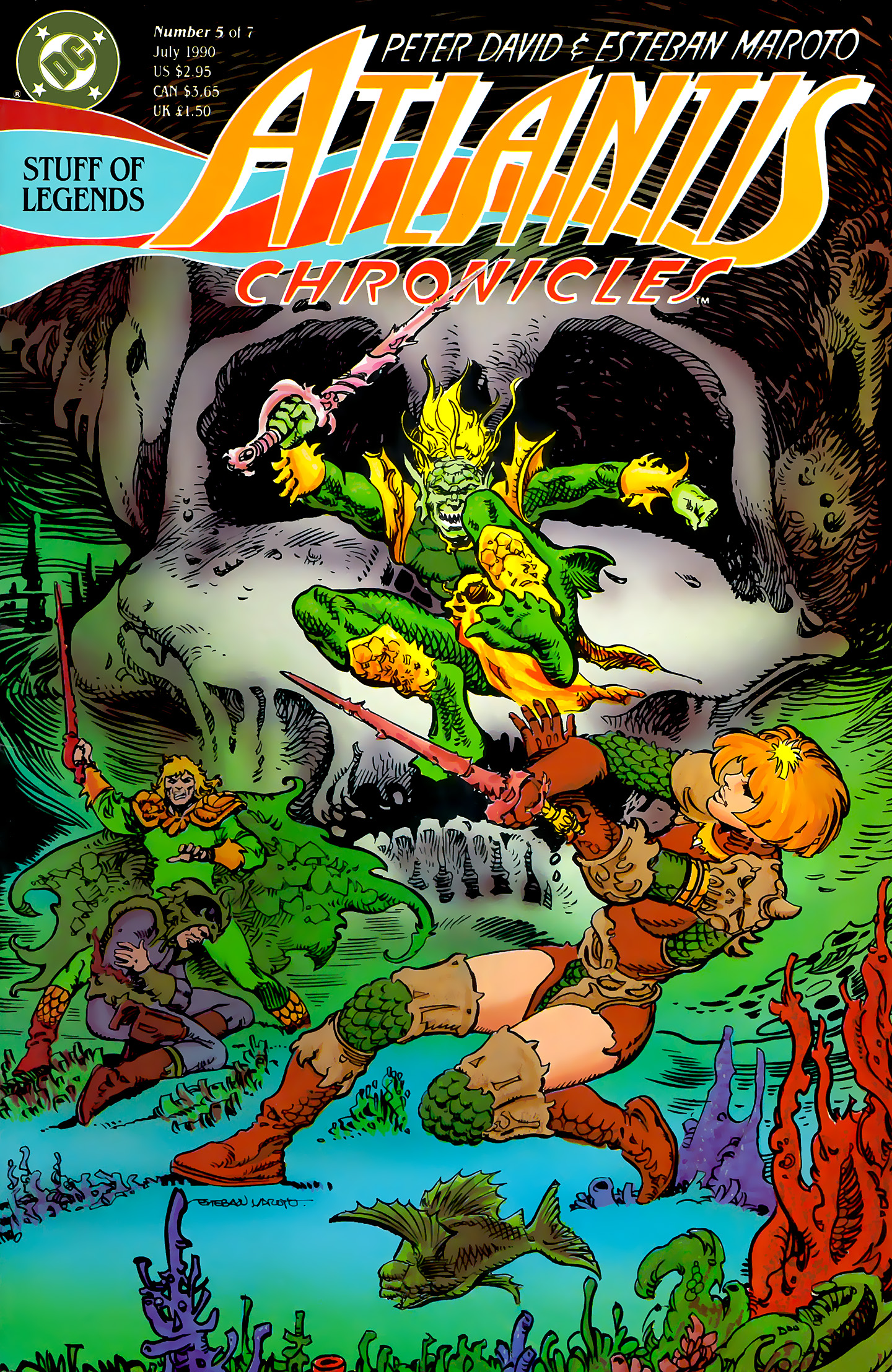 Read online Atlantis Chronicles comic -  Issue #5 - 1