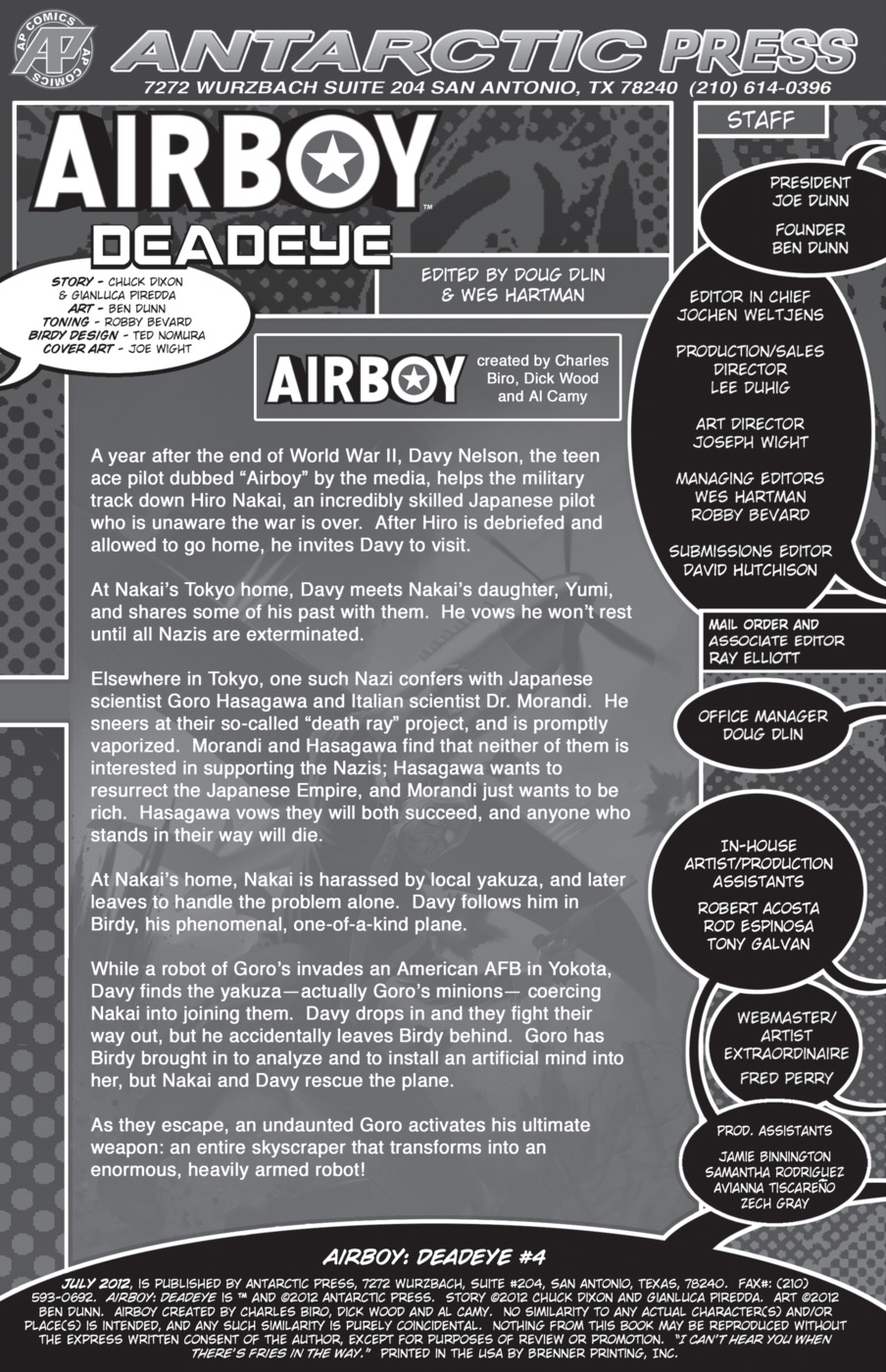 Read online Airboy: Deadeye comic -  Issue #4 - 2