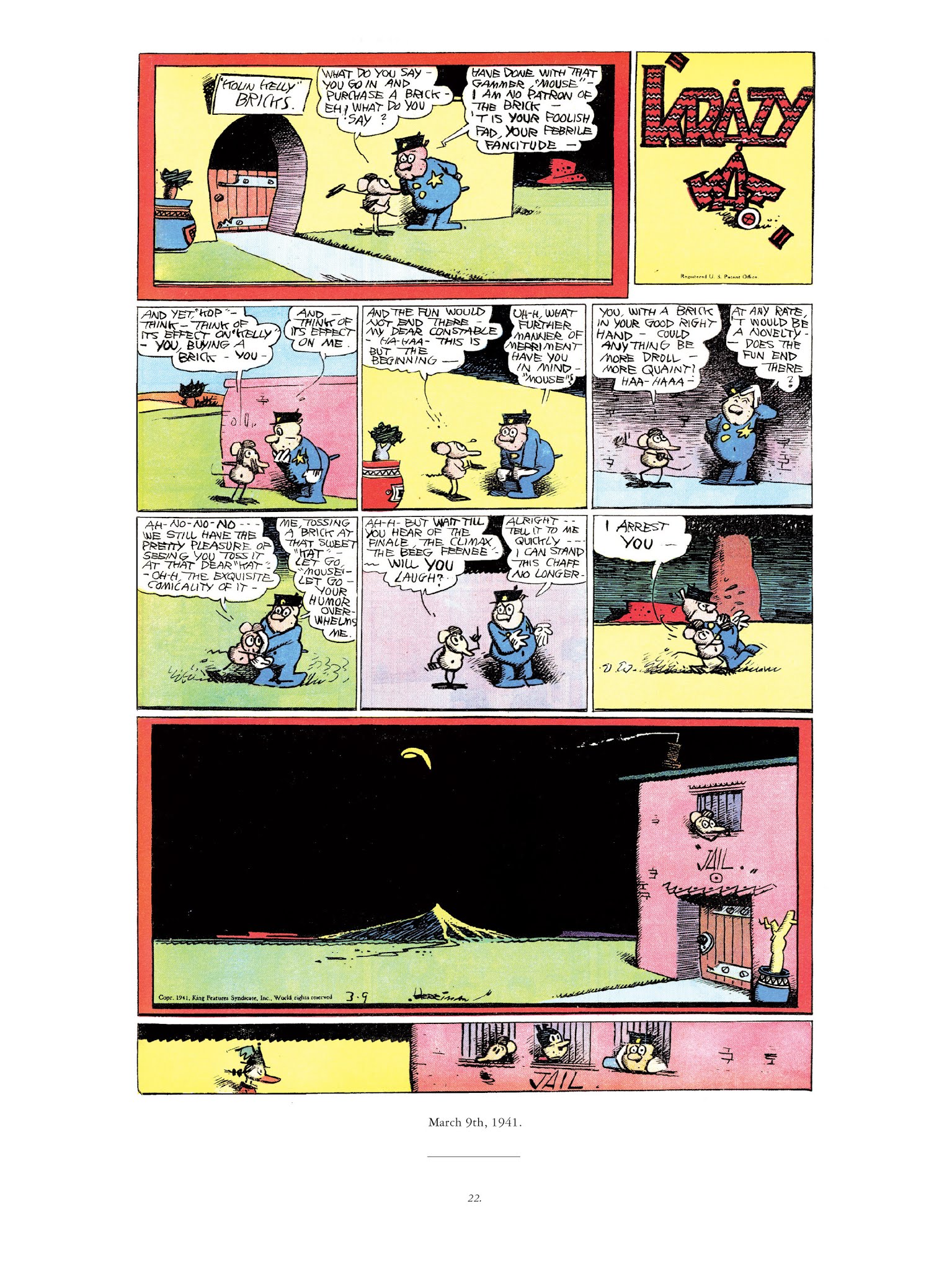 Read online Krazy & Ignatz comic -  Issue # TPB 12 - 21