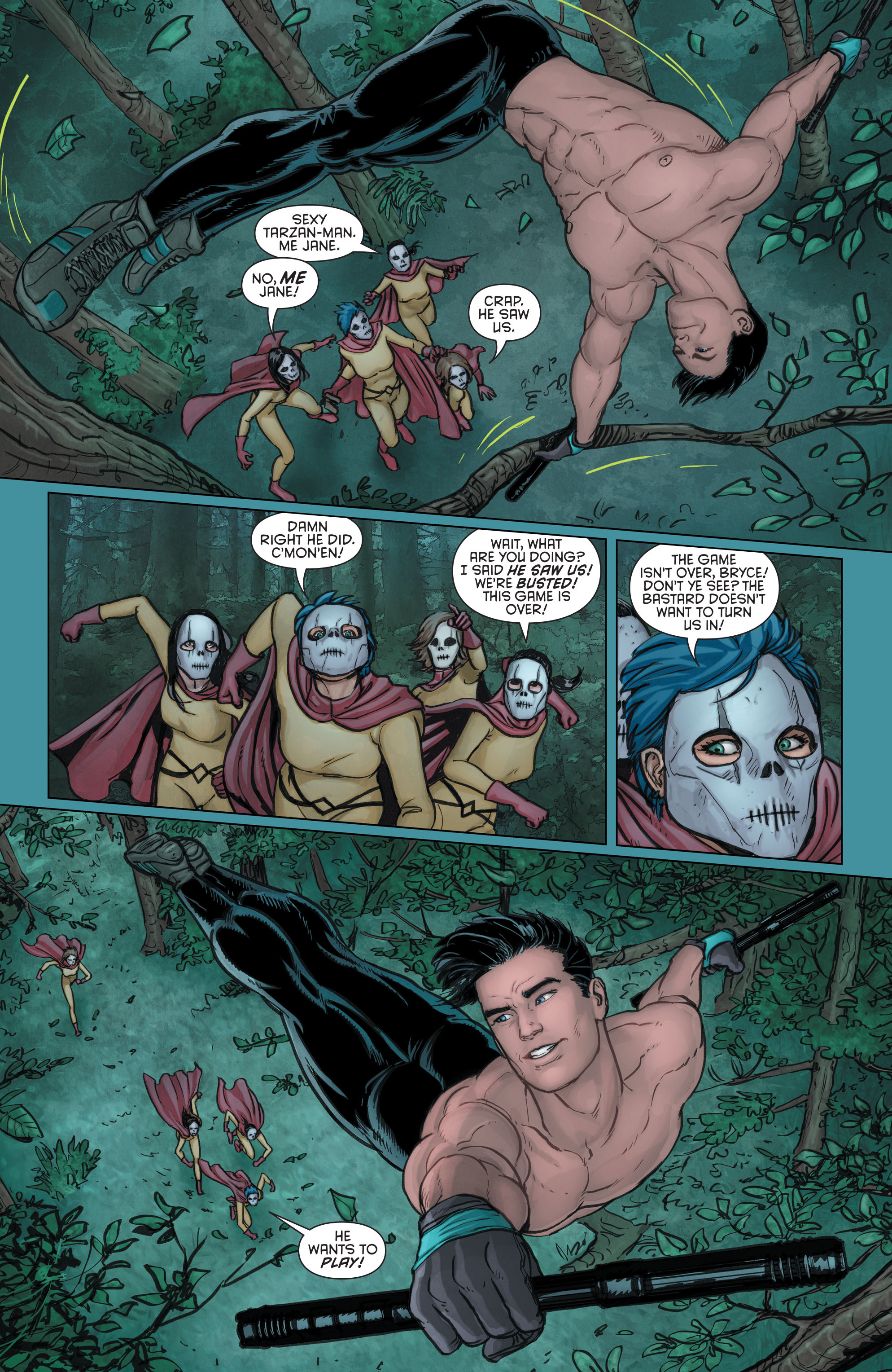 Read online Grayson comic -  Issue #4 - 10