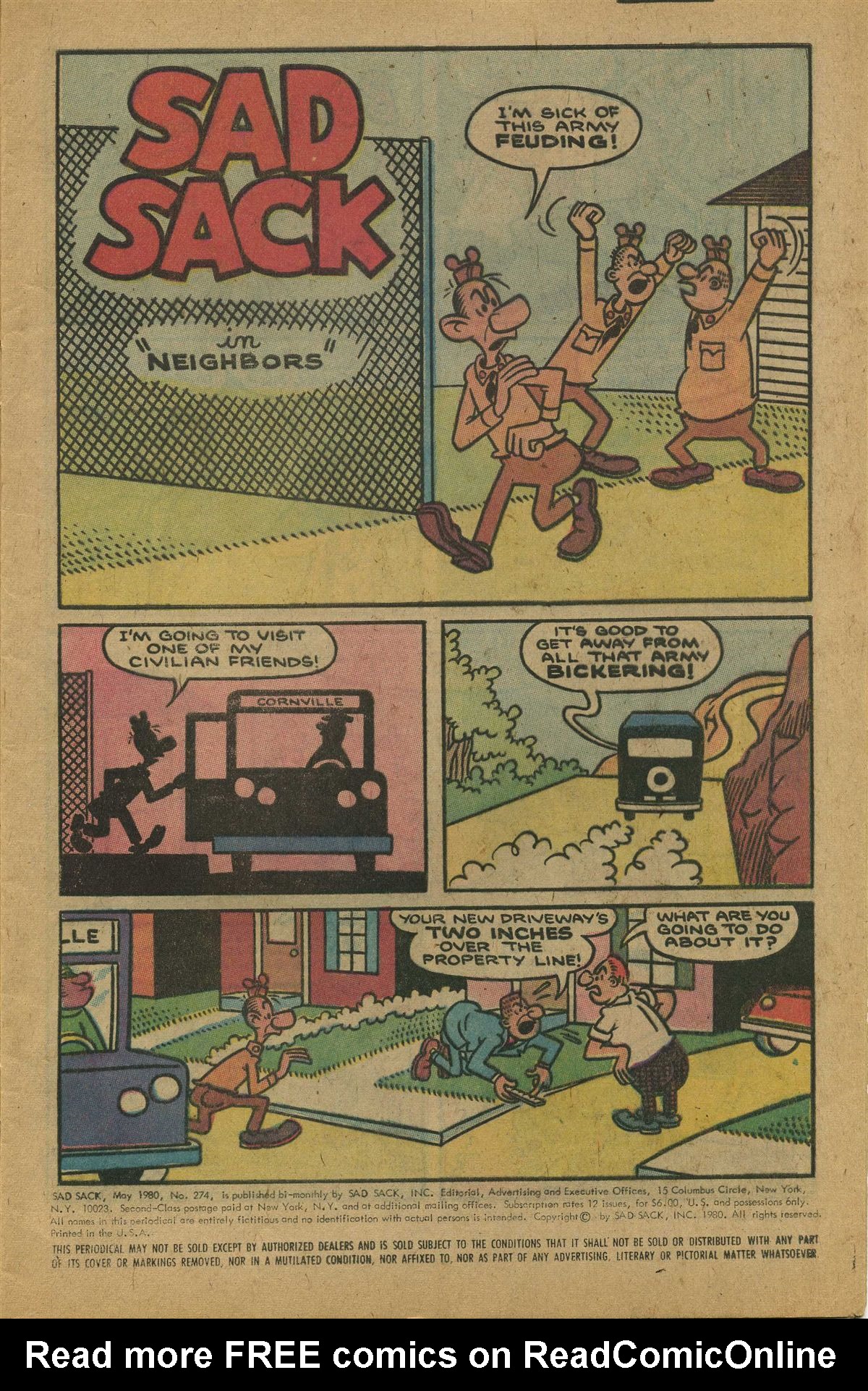 Read online Sad Sack comic -  Issue #274 - 5