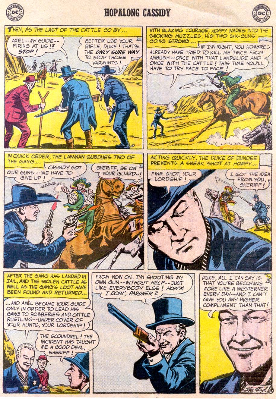 Read online Hopalong Cassidy comic -  Issue #116 - 33