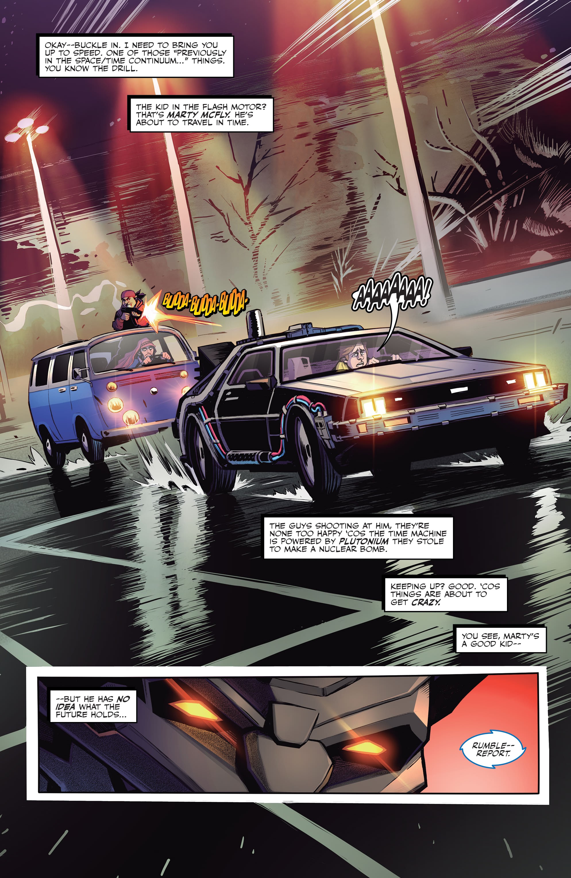 Read online Transformers: Back to the Future comic -  Issue #1 - 5