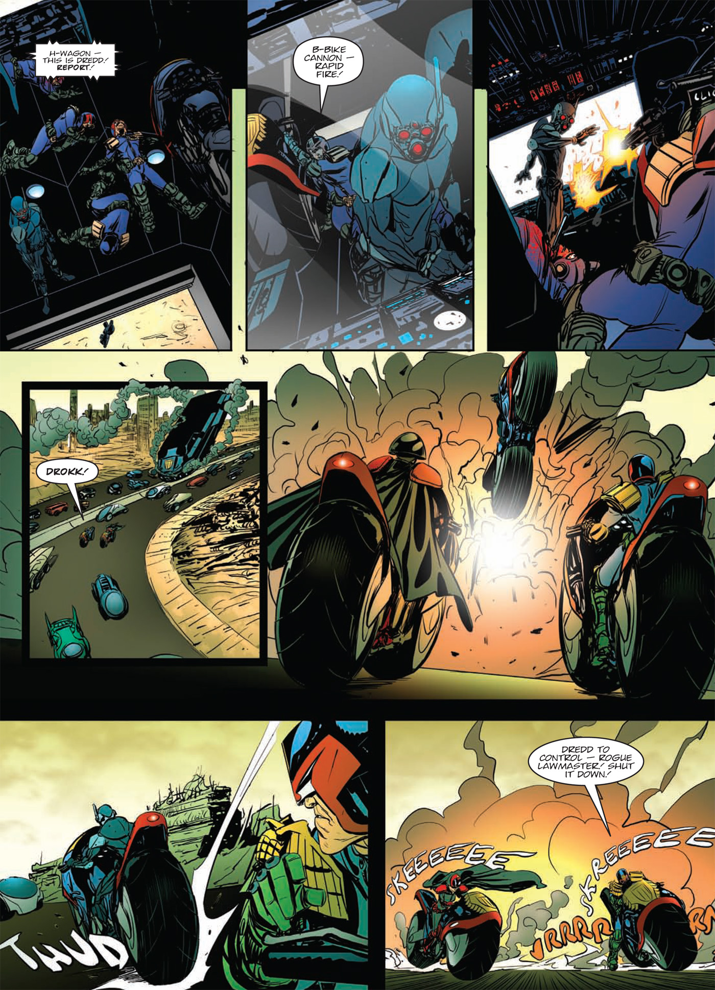 Read online Judge Dredd: Day of Chaos: Fallout comic -  Issue # TPB (Part 2) - 13