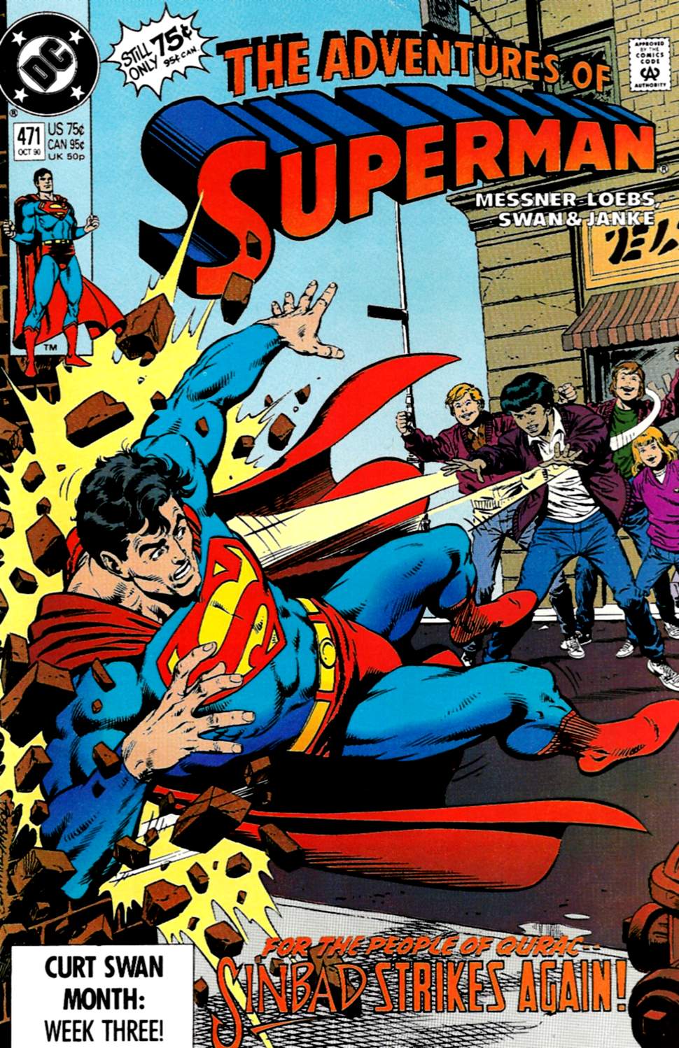 Read online Adventures of Superman (1987) comic -  Issue #471 - 1
