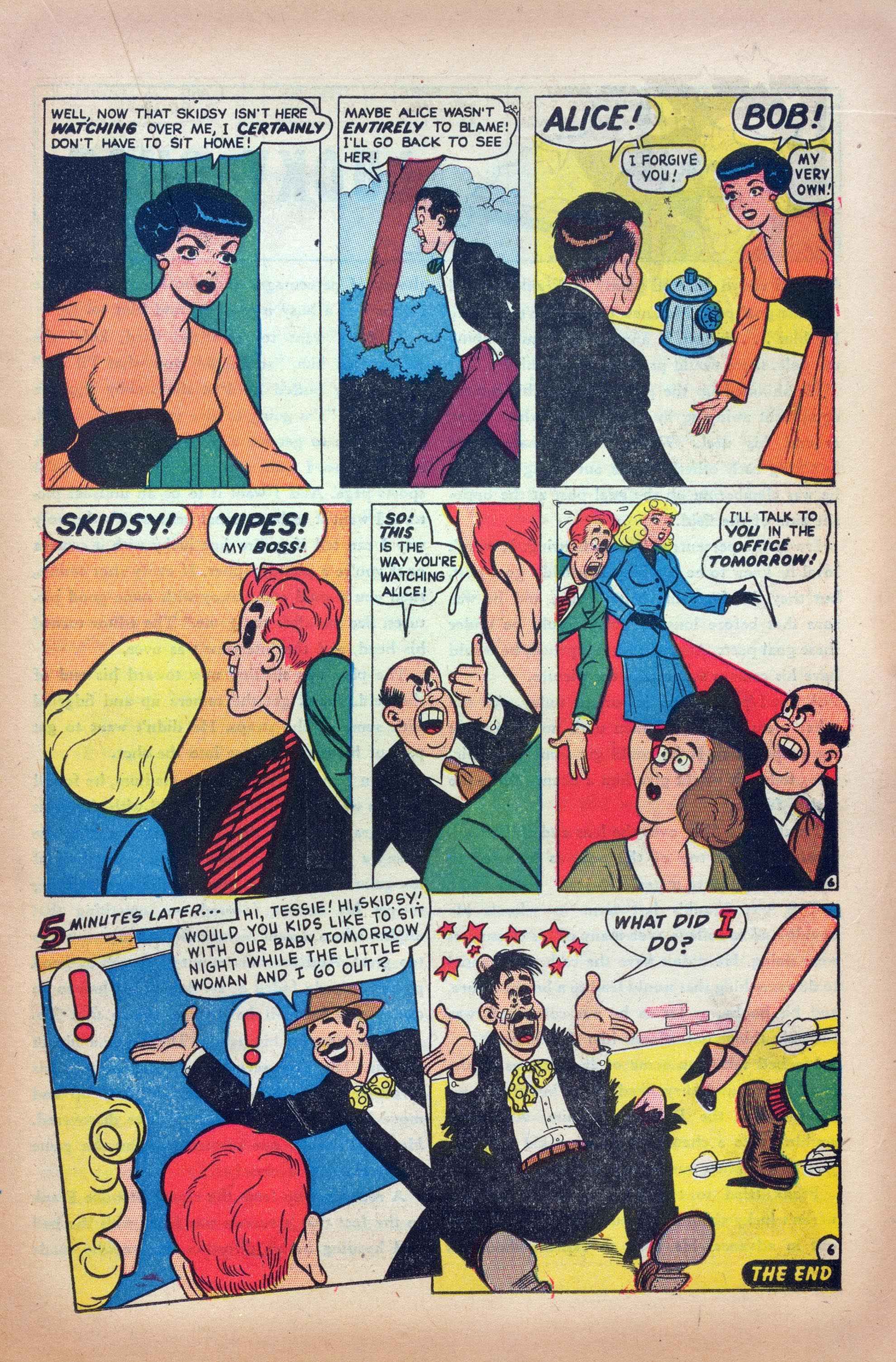 Read online Tessie the Typist comic -  Issue #16 - 21