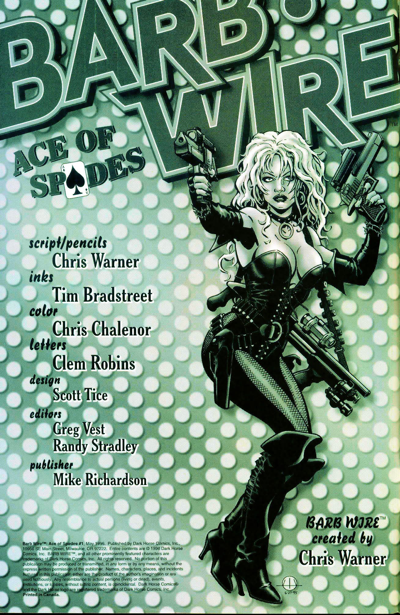 Read online Barb Wire: Ace of Spades comic -  Issue #1 - 2