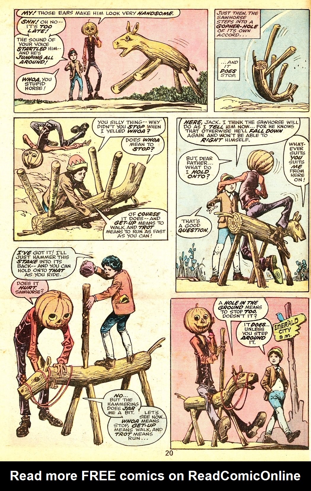 Read online Marvel Treasury of Oz featuring the Marvelous Land of Oz comic -  Issue # Full - 19