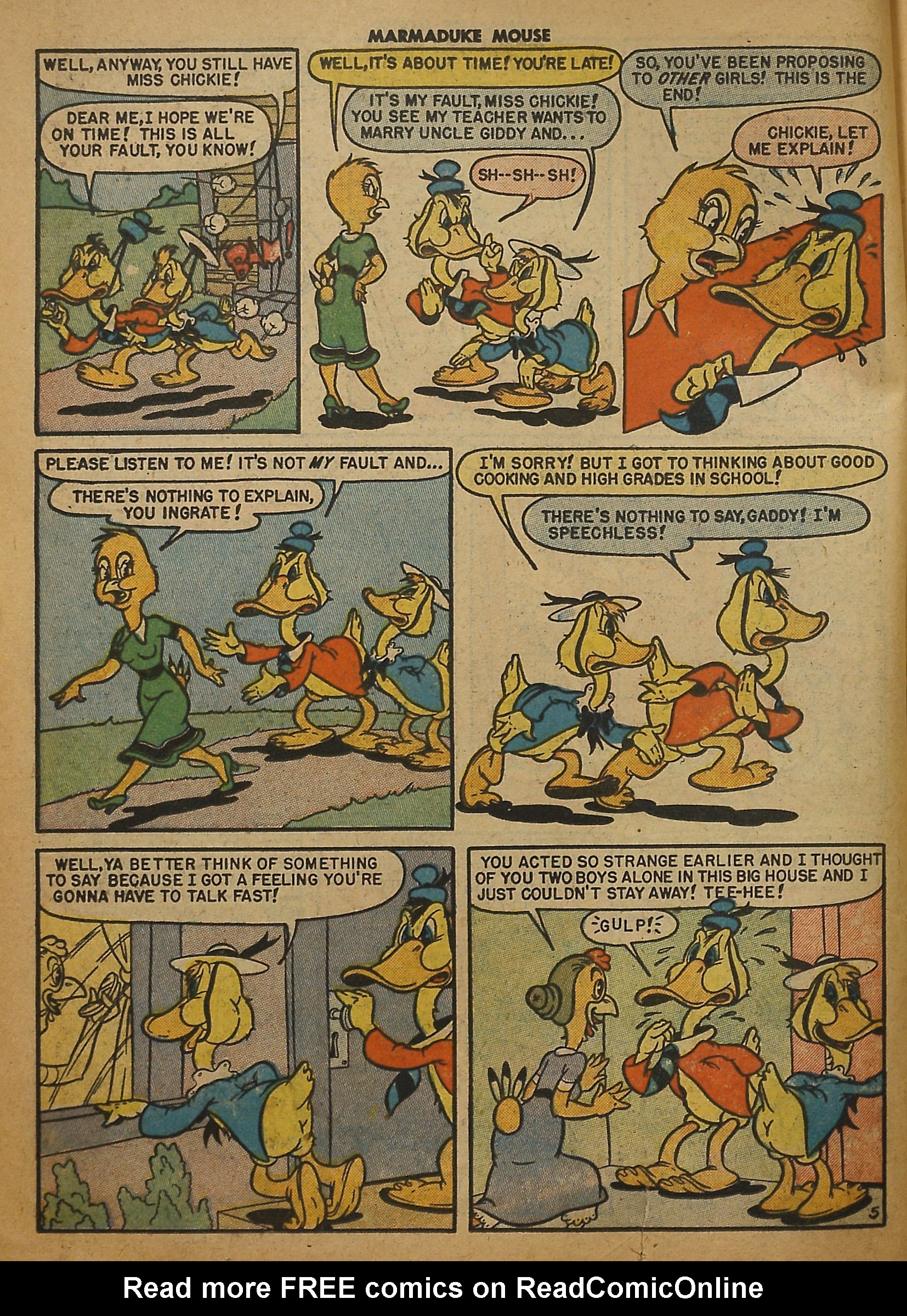 Read online Marmaduke Mouse comic -  Issue #18 - 14