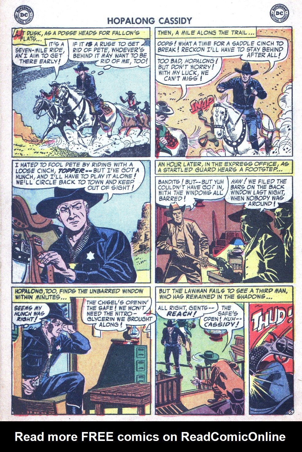 Read online Hopalong Cassidy comic -  Issue #86 - 30