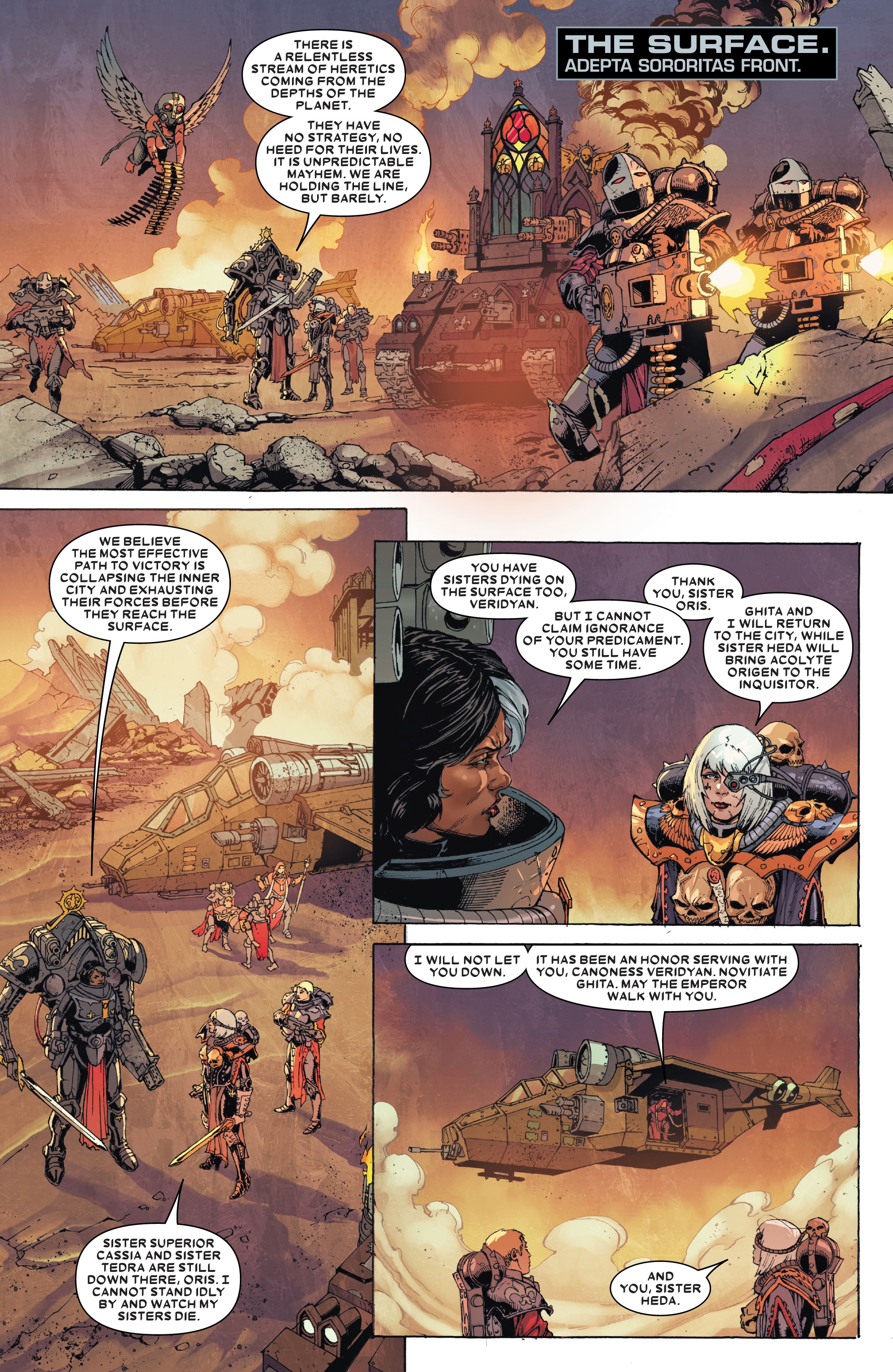 Read online Warhammer 40,000: Sisters Of Battle comic -  Issue #5 - 13