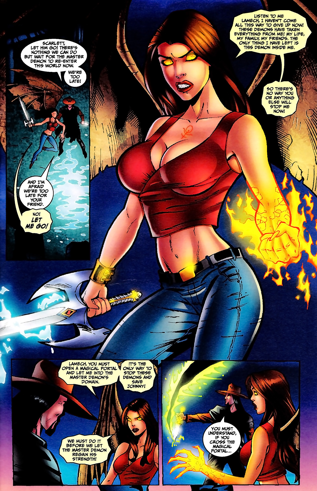 Read online Scarlett's Curse comic -  Issue #5 - 23