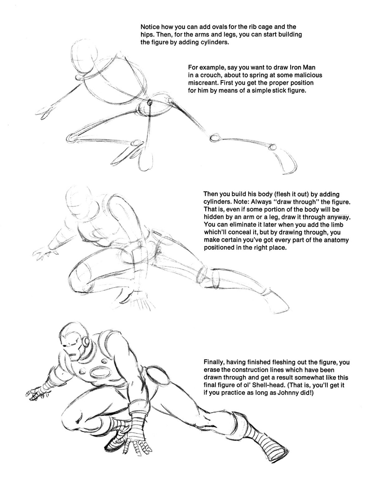 Read online How to Draw Comics the Marvel Way comic -  Issue # TPB - 47