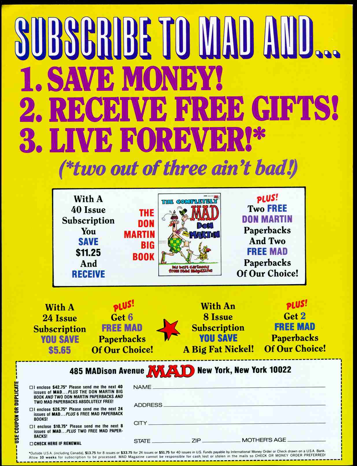 Read online MAD comic -  Issue #272 - 2