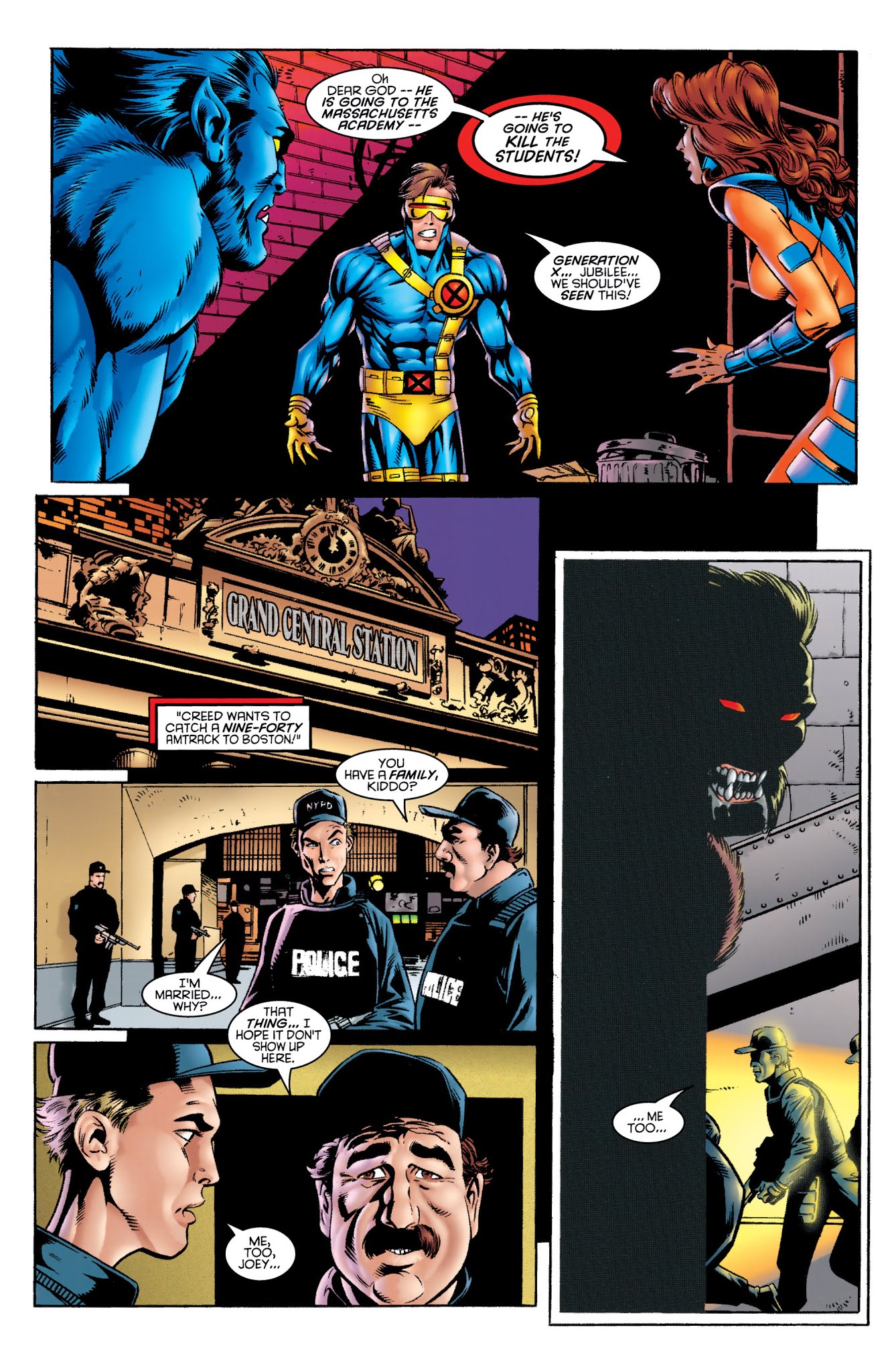 Read online X-Men: The Road to Onslaught comic -  Issue # TPB 2 - 355