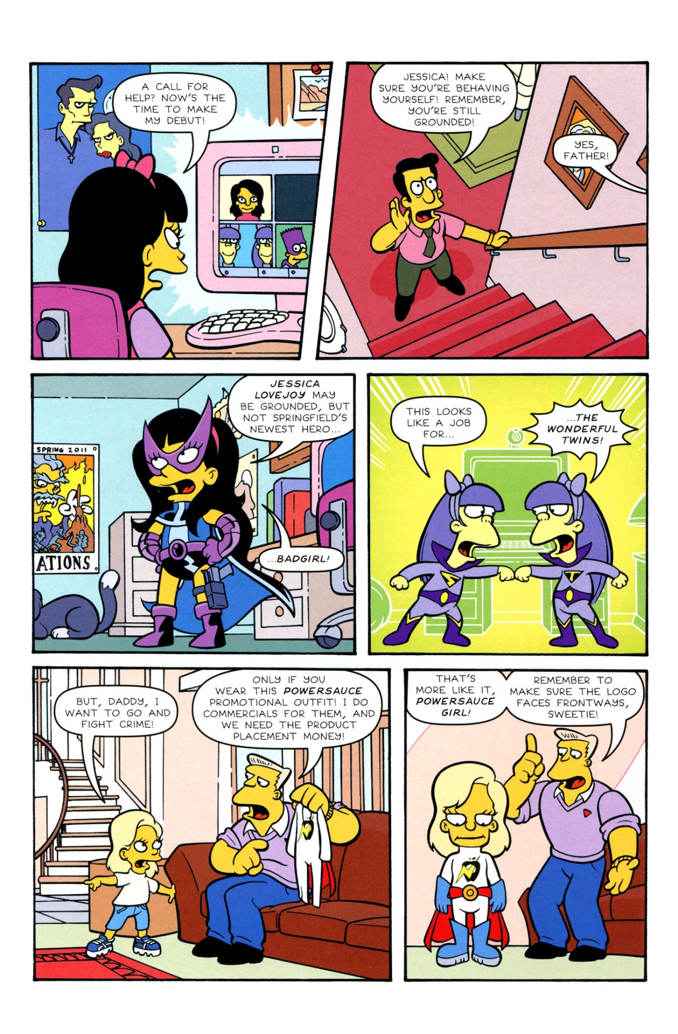 Read online Bongo Comics Presents Simpsons Super Spectacular comic -  Issue #15 - 4
