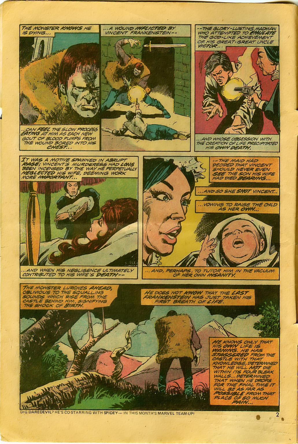 Read online Frankenstein (1973) comic -  Issue #12 - 3