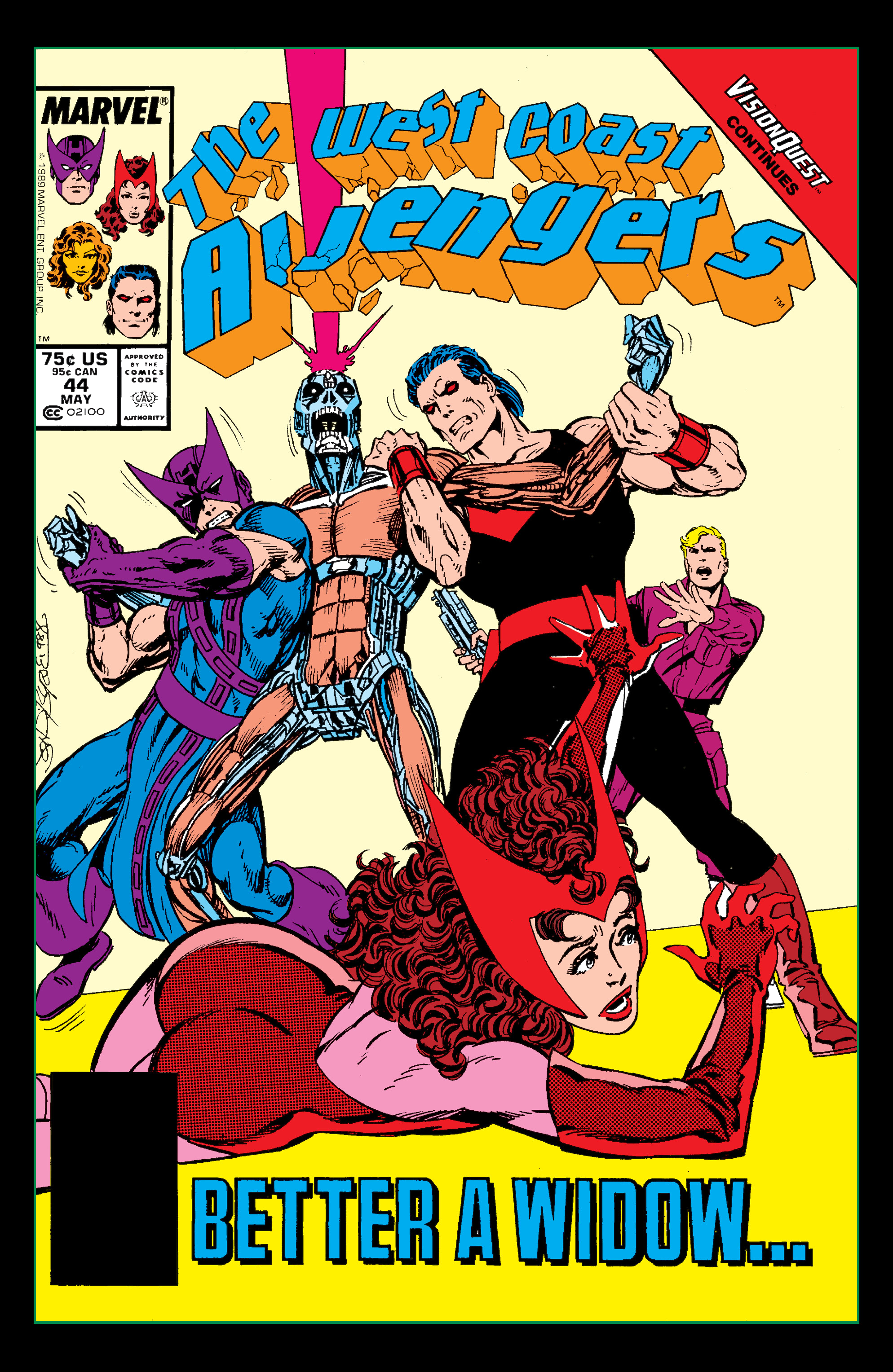 Read online Avengers West Coast Epic Collection: How The West Was Won comic -  Issue #Avengers West Coast Epic Collection Vision Quest (Part 2) - 99