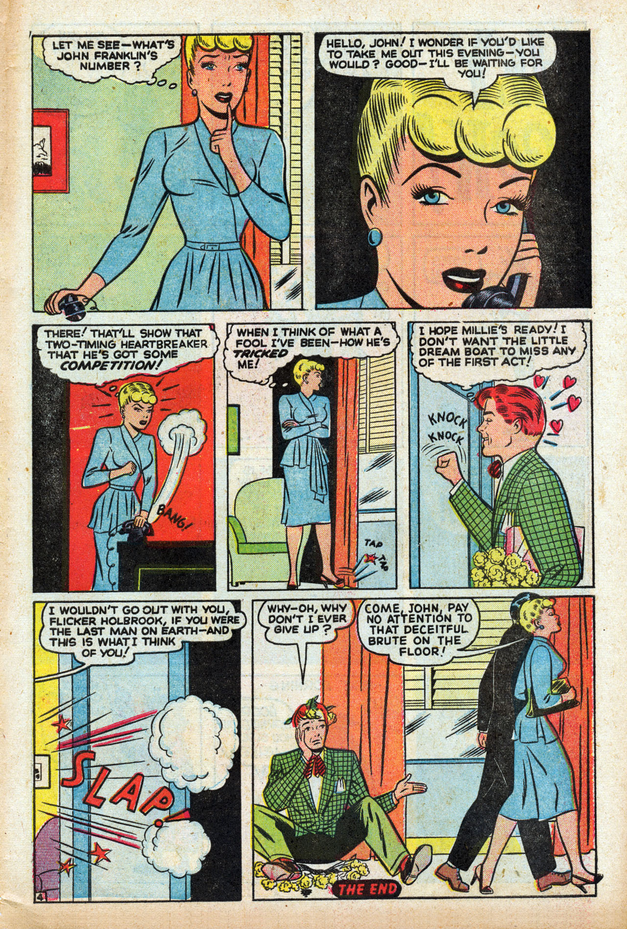 Read online Comedy Comics (1948) comic -  Issue #3 - 32