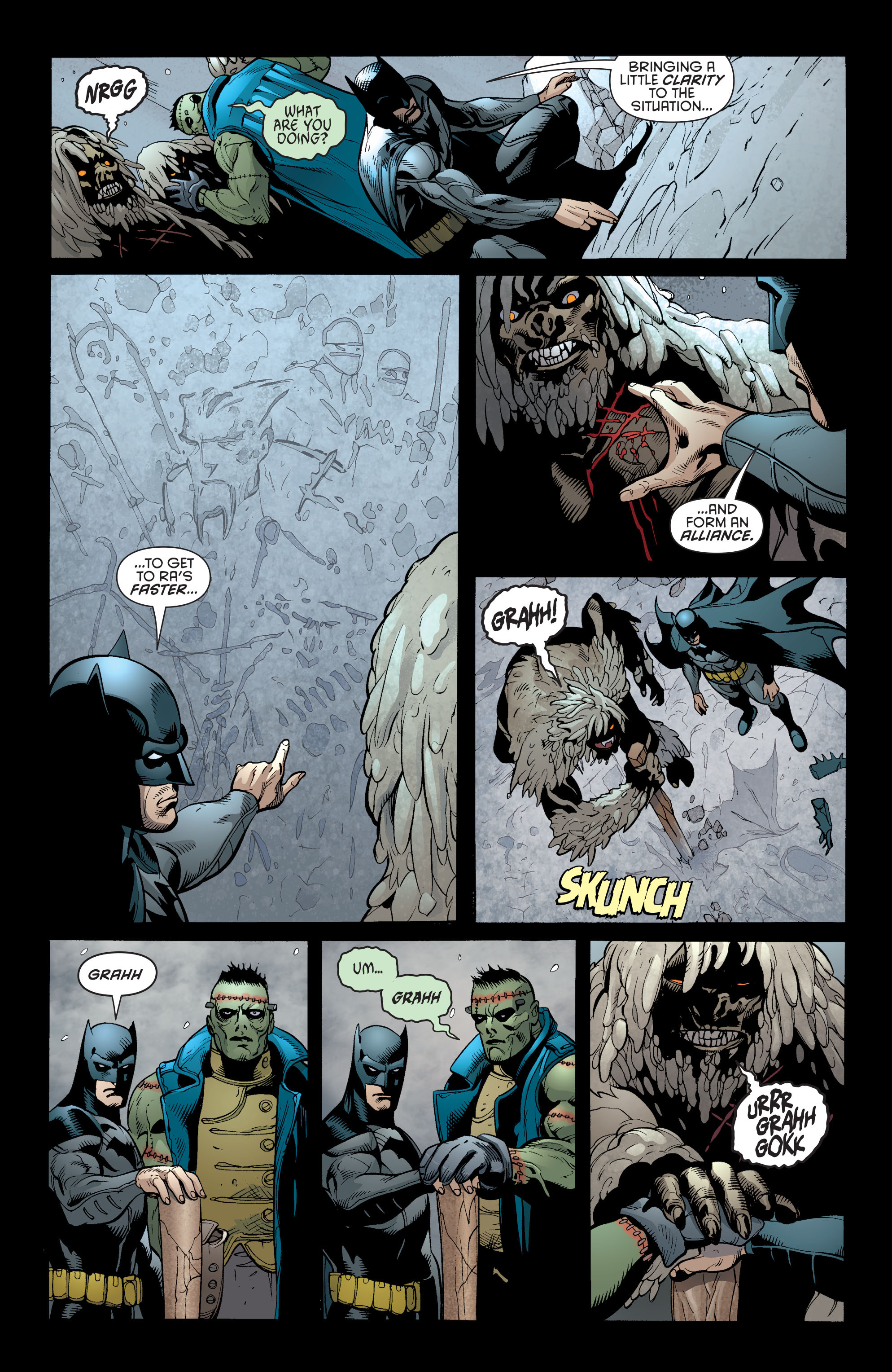Read online Batman and Robin (2011) comic -  Issue #31 - Batman and Frankenstein - 19