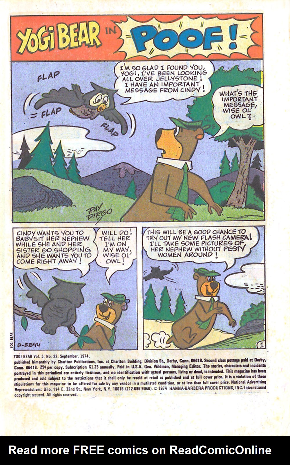 Read online Yogi Bear (1970) comic -  Issue #22 - 3