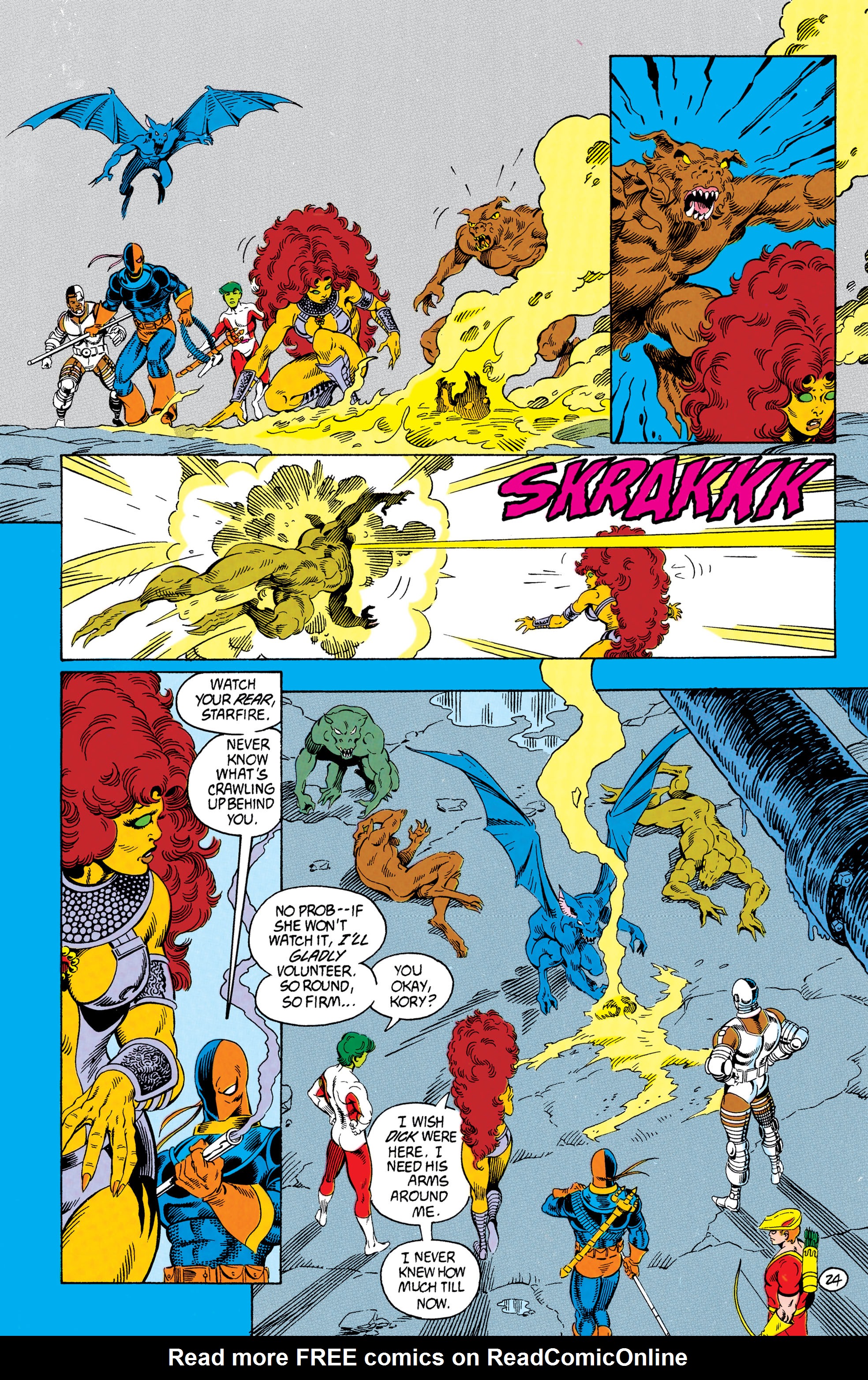 Read online The New Titans (1988) comic -  Issue #64 - 24