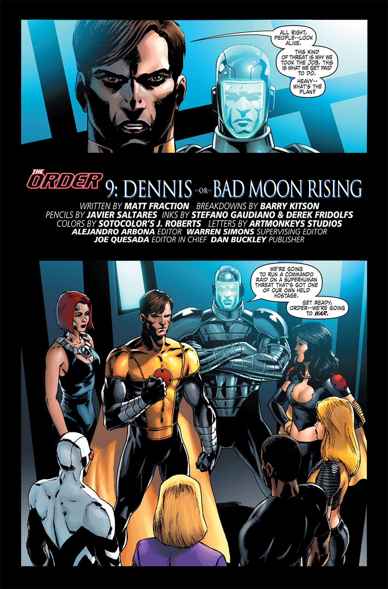 Read online The Order (2007) comic -  Issue #9 - 5