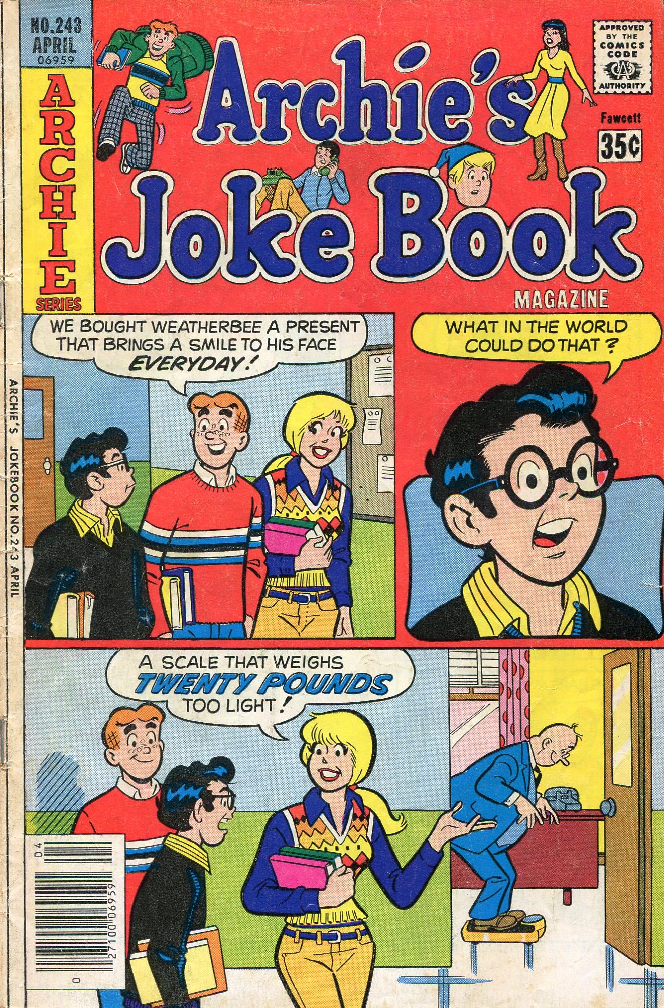 Read online Archie's Joke Book Magazine comic -  Issue #243 - 1