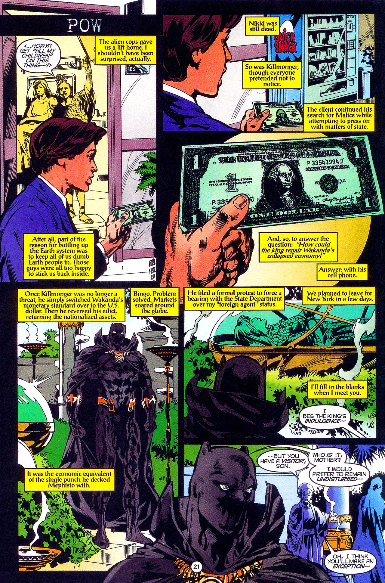 Read online Black Panther (1998) comic -  Issue #25 - 22