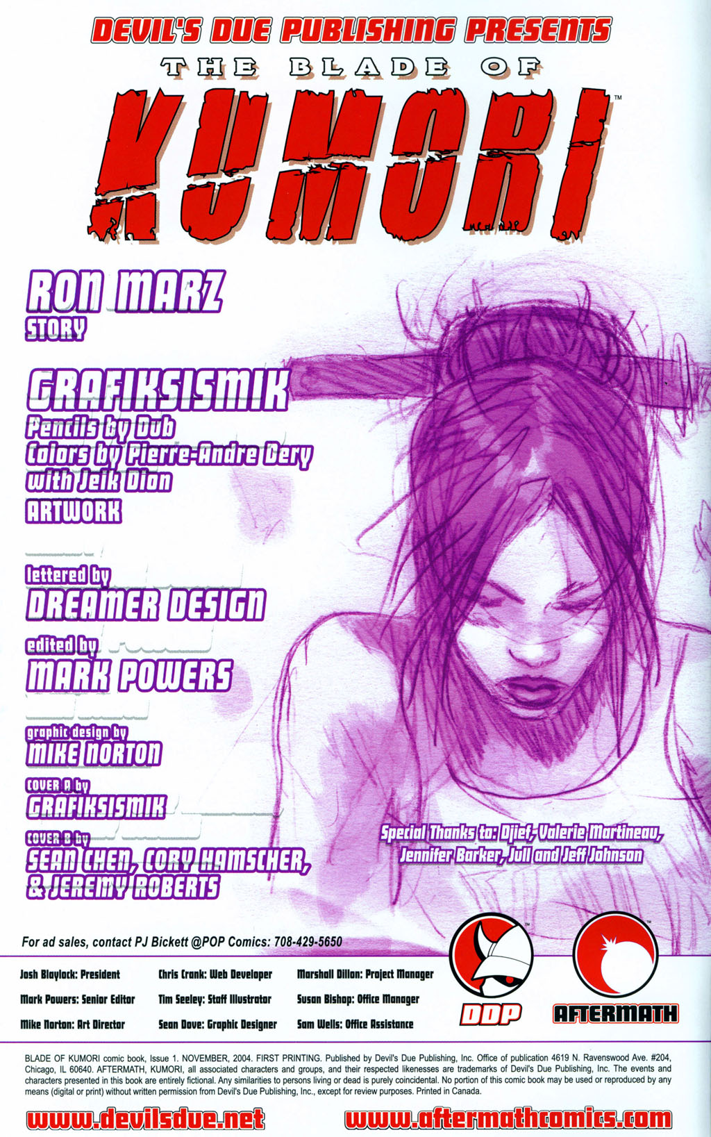 Read online The Blade of Kumori comic -  Issue #1 - 2