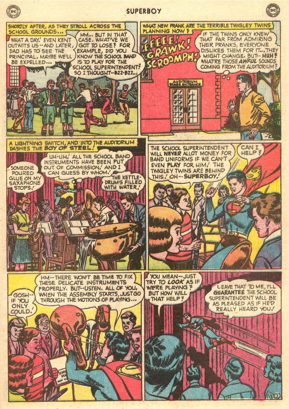 Read online Superboy (1949) comic -  Issue #13 - 36