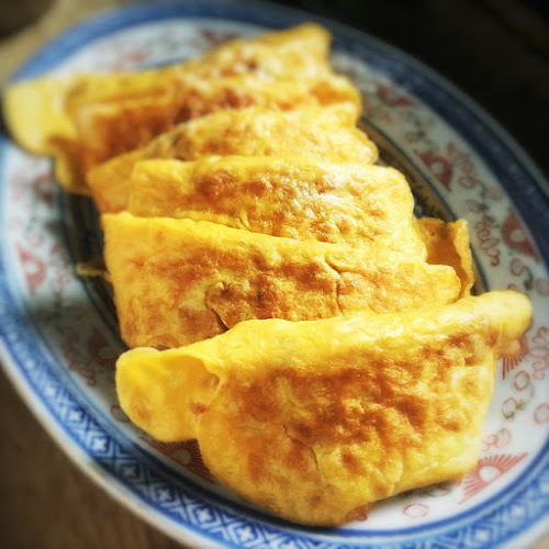 Egg Omelet, Minced Pork, Preserved Radish, 菜脯, 煎蛋角, chinese , recipe, choi poh, preserved turnip
