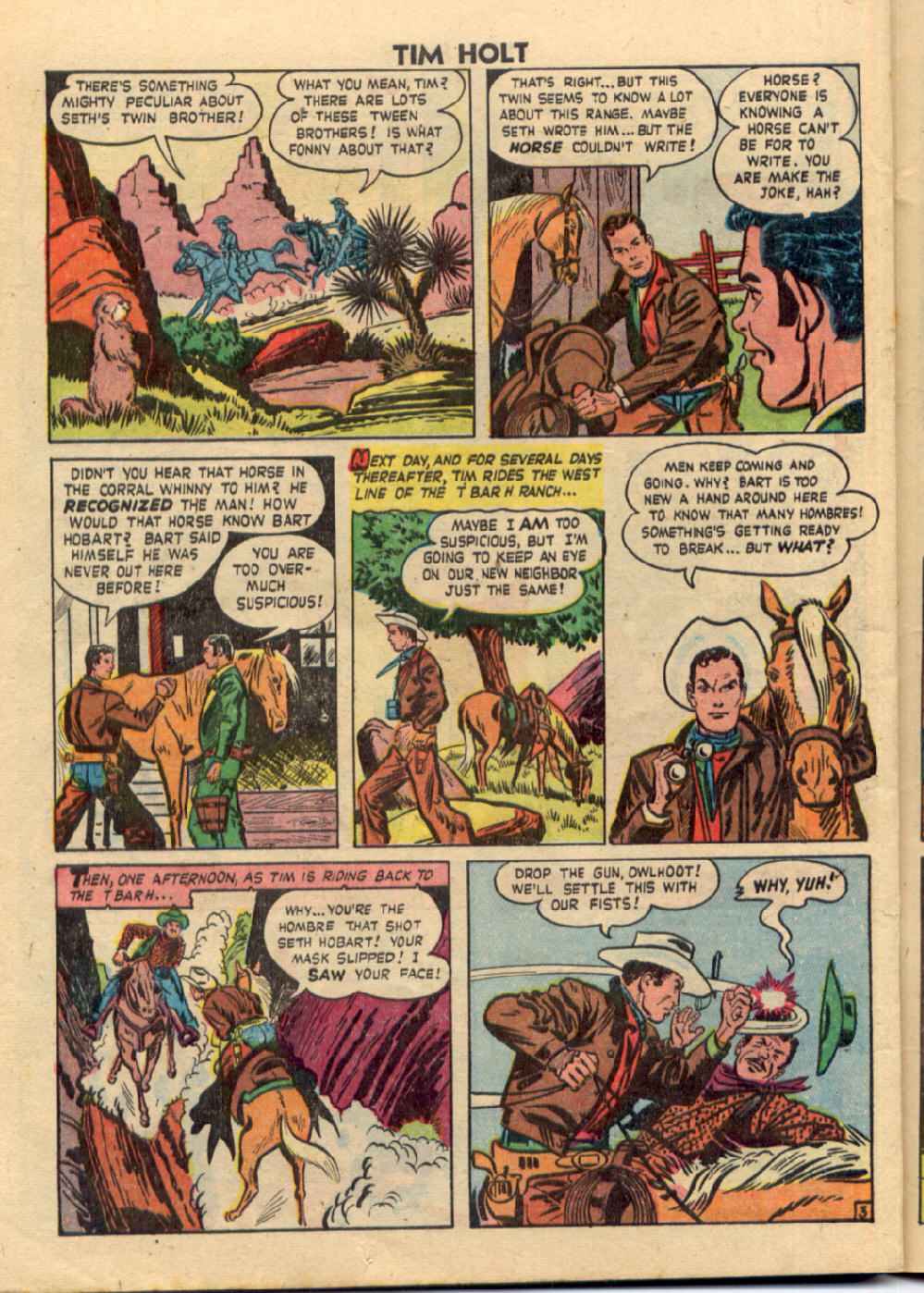 Read online Tim Holt comic -  Issue #10 - 20