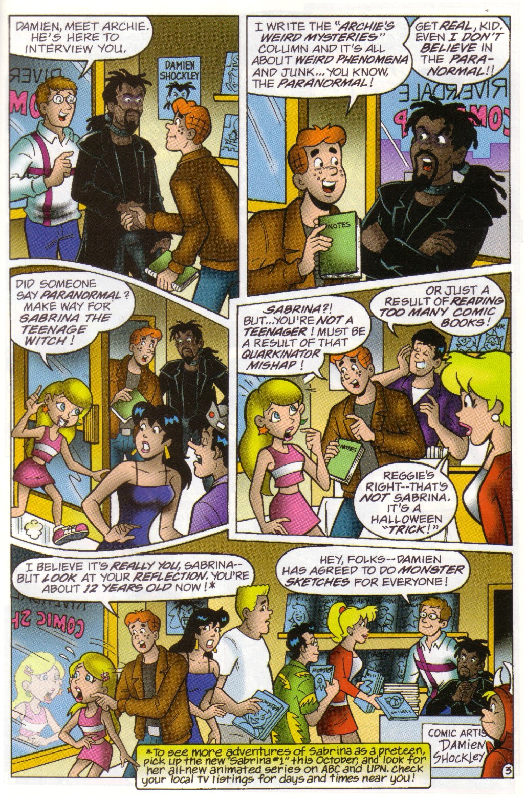 Read online Archie's Weird Mysteries 1999 comic -  Issue # Full - 5