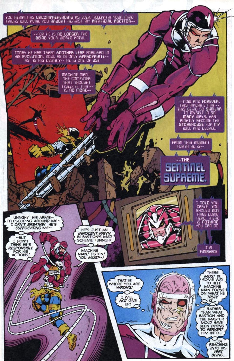 Read online Machine Man/Bastion '98 comic -  Issue # Full - 34