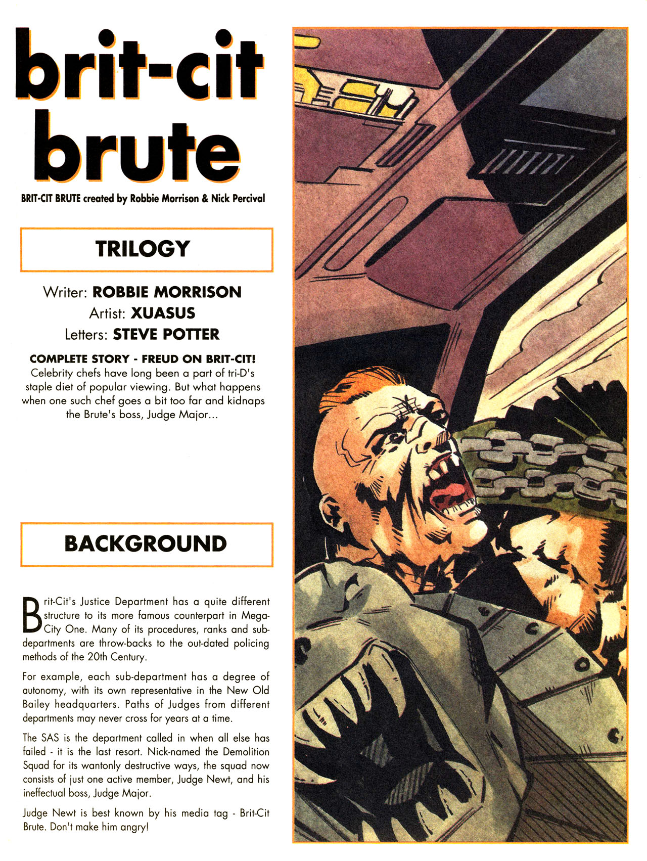 Read online Judge Dredd: The Megazine (vol. 2) comic -  Issue #61 - 23