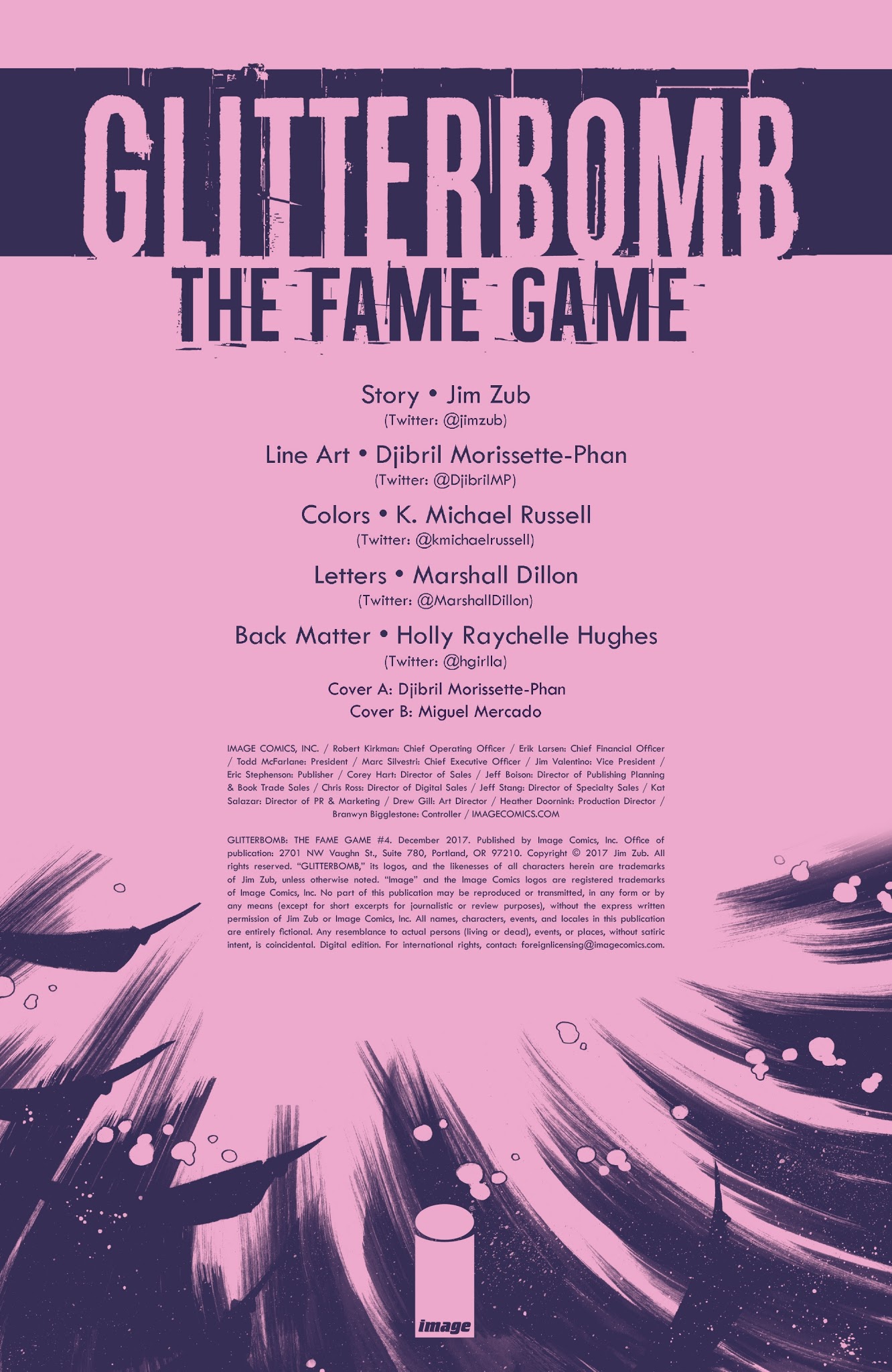 Read online Glitterbomb: The Fame Game comic -  Issue #4 - 2