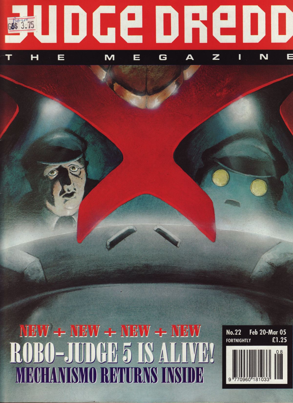 Read online Judge Dredd: The Megazine (vol. 2) comic -  Issue #22 - 1