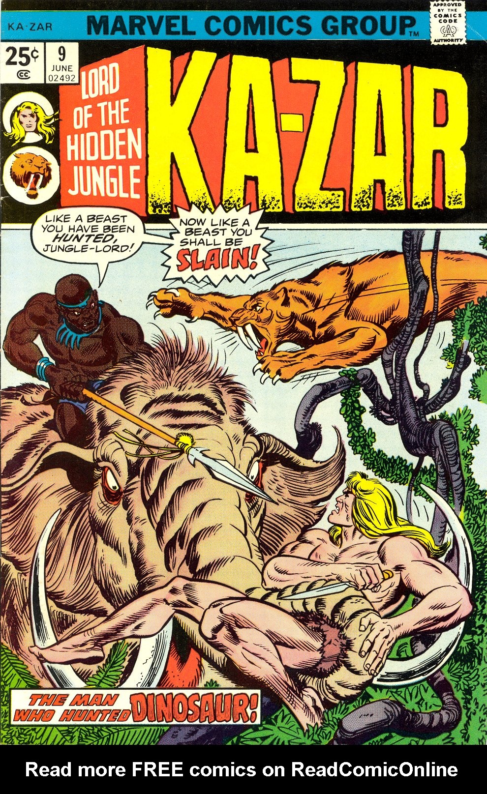 Read online Ka-Zar comic -  Issue #9 - 1