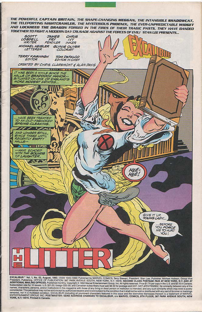Read online Excalibur (1988) comic -  Issue #53 - 2