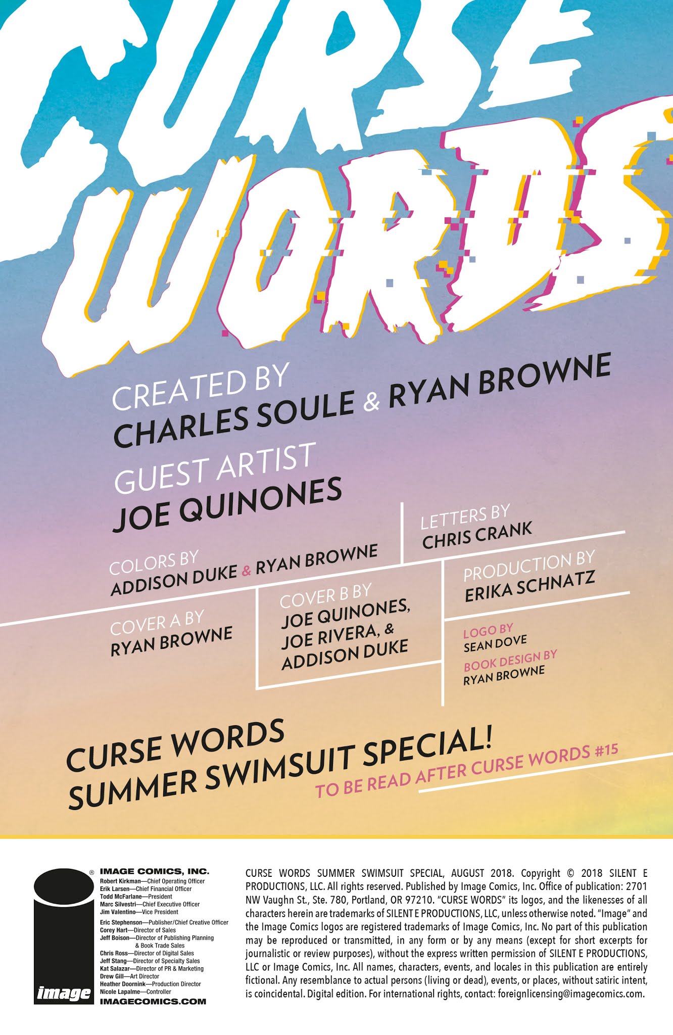 Read online Curse Words Summer Swimsuit Special comic -  Issue # Full - 2