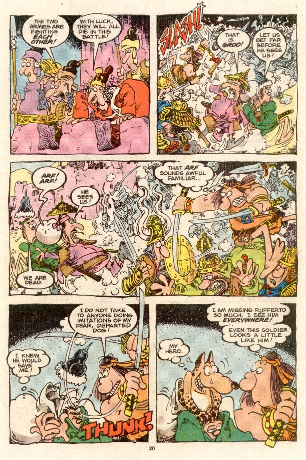 Read online Sergio Aragonés Groo the Wanderer comic -  Issue #38 - 20