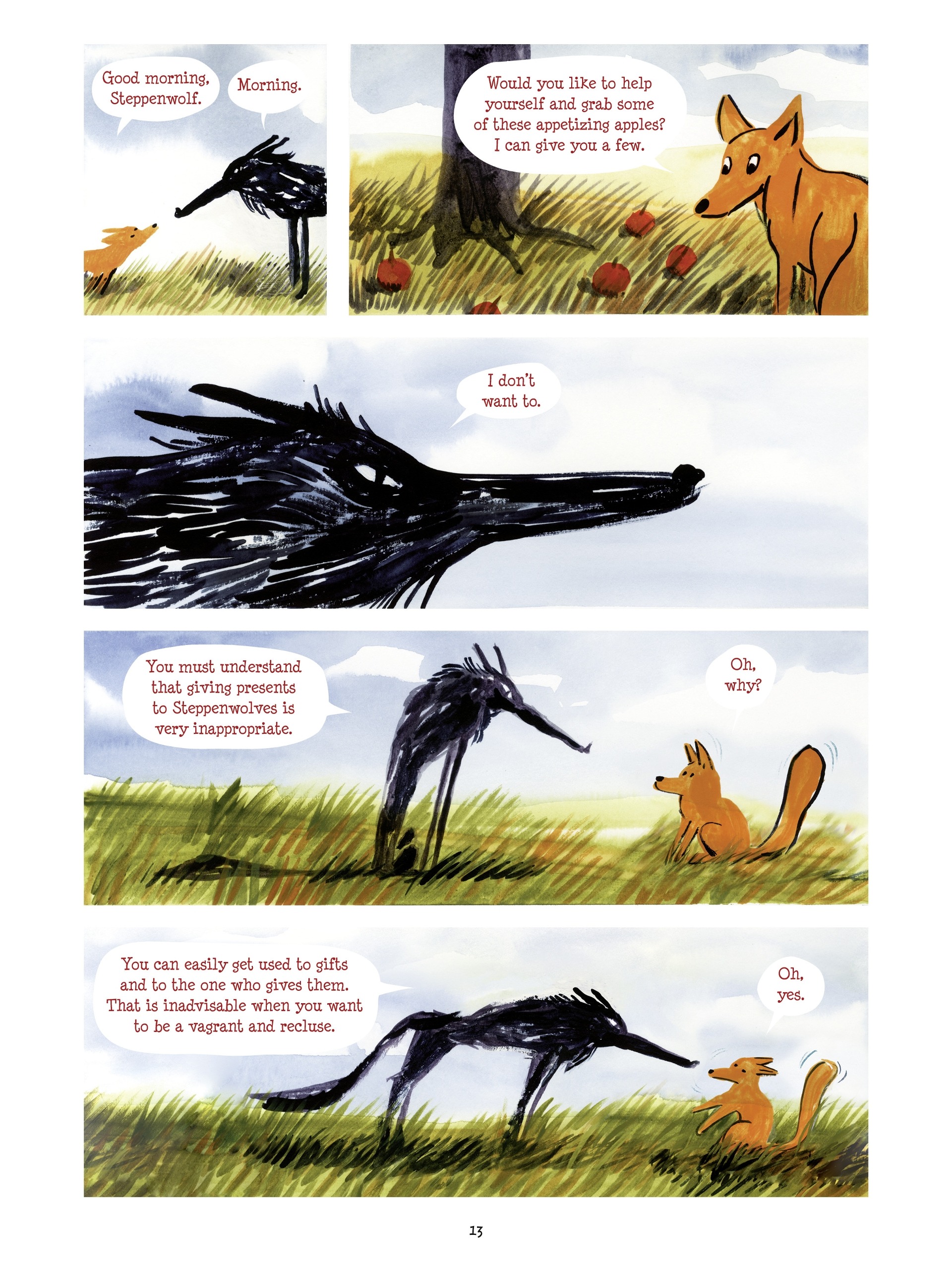 Read online Tiny Fox and Great Boar comic -  Issue #4 - 13