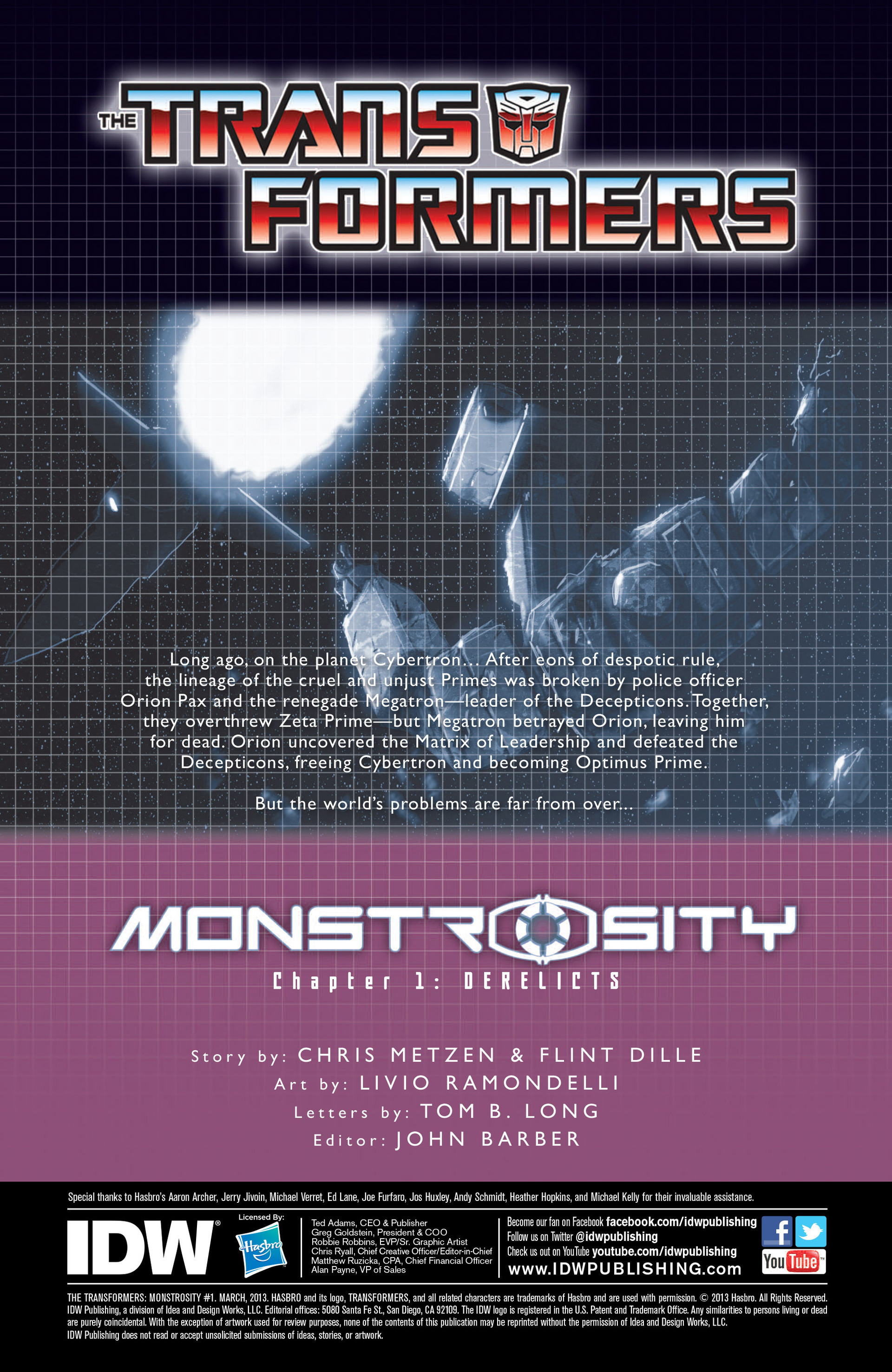 Read online The Transformers: Monstrosity comic -  Issue #1 - 2