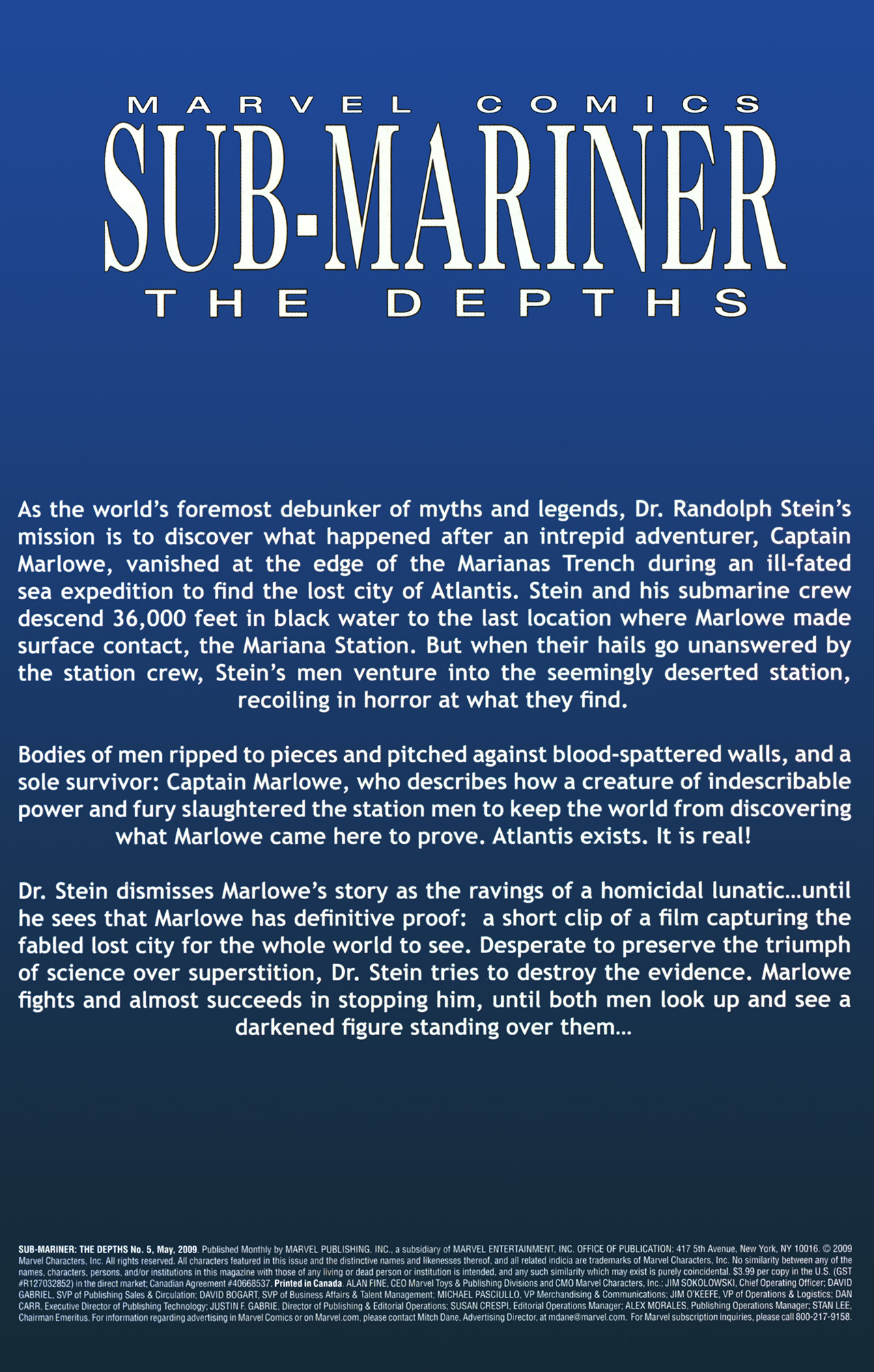 Read online Sub-Mariner: The Depths comic -  Issue #5 - 2